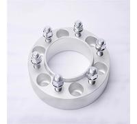 Entretoises Adaptateur D'entretoise De Roue PCD 6x139.7 CB 67.1mm 2 Pièces Pour Mitsubishi Pour Pajero Pour Séparateur En Alliage D'aluminium Forgé(Argent,25mm)