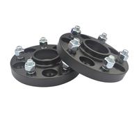 Entretoises D'adaptateur Roue Universelles 5 X 114,3 5 X 4,5 Pouces 64,1 Mm | 12 X 1,5 Pour Civic Pour Accord(Silver or Black 25mm)