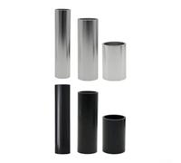 Entretoises de casque en alliage d'aluminium pour réglage de la fourche de vélo, compatibles avec les casques sans filetage standard de 50 mm, 100 mm, 150 mm (noir 100 mm)
