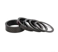 Entretoises de casque en fibre de carbone de 1 mm à 15 mm d'épaisseur pour tubes de direction de fourche de vélo de 28 à 6 mm et design léger (E-10 mm)