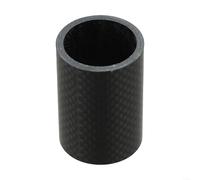 Entretoises de casque en fibre de carbone pour tubes de direction de fourche de vélo de 1-1/8" compatibles avec route et vélos, comprend 7 tailles d'épaisseur de 1 mm à 20 mm (50 mm)