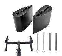 Entretoises de casque - Pièces de potence de cyclisme en fibre de carbone, cales de guidon haute résistance, composants d'alignement de direction légers | Solution de réglage fiable les travaux