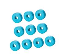 Entretoises de charnière robustes sans perçage, coussinets anti-desserrage pour porte d'armoire et charnières de renfort de charge, ajusteur de trou