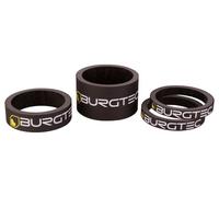 Entretoises de direction burgtec carbone 5 mm x2 10 mm 20 mm noir