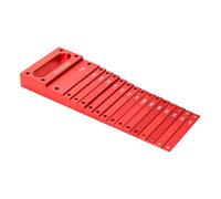 Entretoises de mesure en aluminium pour le travail du bois, jauge de hauteur de bloc de configuration métrique pour un réglage précis de la lame et des outils