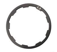 Entretoises de rondelle de moyeu de vélo compatibles avec les volants d'inertie 8/9/10 vitesses et réparations de joints (noir 1,5 mm)