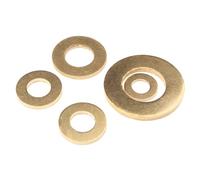 Entretoises de rondelles métalliques en acier inoxydable, rondelle cuivre, plate, M3-M20, laiton pur, métal, M16 * 30 3 [8 pièces](M3*8 * 0.5[600pcs])
