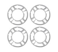 Entretoises De Roue 4pcs 5mm Alliage universel Roue en aluminium Spacer Shims Plaque de rechange Pneu Couvre-pneu Couvre-pneu Pièces de rechange de voiture de sport Roue Entretoises
