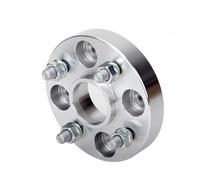 entretoises de roue Adaptateur d'entretoise de roue 2 pièces pour 4 trous pour voiture pour Volkswagen pour Polo/Jetta/Gol/UP/Santana M12x1.5(2PCS 20mm Silver)