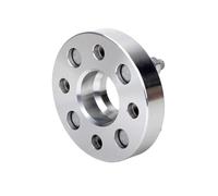 Entretoises de roue Adaptateur d'entretoise de roue PCD 4x100 CB 57.1mm, 2 pièces, pour 4 trous, pour voiture pour Volkswagen pour Polo/Jetta/Gol/UP/Santana M12x1,5(2PCS 45mm Silver)