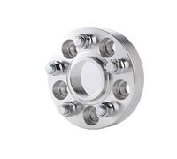 Entretoises de roue Adaptateur d'entretoise de roue PCD 5x105 CB 56.6mm, pour Chevrolet, pour Cruze Avco Bolt, pour Buick GT XT(Silver spacer 25mm)