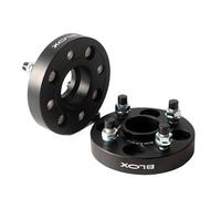 Entretoises de roue Adaptateur d'entretoise roue alésage central 60.1mm 2 pièces, combinaison à 4 cosses pour voiture universelle M12x1.5 12x1.25(2PCS 25MM 12x1.5)