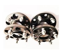 Entretoises De Roue Adaptateur D'entretoise Roue Voiture 15mm/20mm 4 Pièces PCD 5x114.3 CB 67.1mm Combinaison 5 Écrous Cosse(4PCS 15mm black)