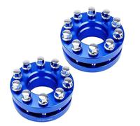 Entretoises de Roue en Adaptateurs Bride Voiture Pour BMW En Aluminium Forgé 2x5x120 Entretoise Roue Décalée Bleue 2 Pièces 15mm 2 Pièces 20mm Avec Boulons Étendus