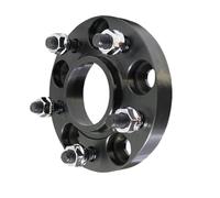 Entretoises de Roue en PCD 5X114.3 Alésage De Moyeu 67.1MM Pour Hyundai Série Universelle Voiture 5 Entretoises De Roue Joint(Black 35mm)