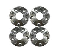 Entretoises de roue, Entretoises de roue 4 pièce/ensemble en alliage d'aluminium pour Jeep JK pour Wrangler 2007-2017(Sliver)