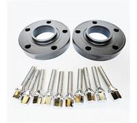 entretoises de roue Entretoises roue voiture 20mm/25mm 5 x 120 x 74,1 mm aluminium forgé 6061-T6 avec cône allongé 14 x 1,25mm pour BMW X5/X6(20mm black)