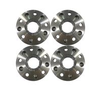 Entretoises de roue Plaque bride 30mm entretoises en alliage moyeu roue adaptateur élargi pour Jeep pour Wrangler JL2018 4 pièce/ensemble(4PC Silver)