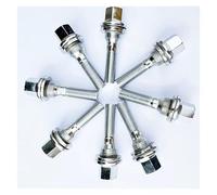 Entretoises de Roue Pour Citroen Pour Berlingo Pour C2 Pour Pluriel 8/10 Pièces Entretoises Roue Siège Plat 12x1.25 Filetage 35mm-50mm Elargisseur De Voie(Silver-40mm,M12x1.25-10pcs)
