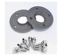 Entretoises de Roue Pour Citroen Pour Cactus Pour C4 20 20MM 0.79 Pouces 4x108 65.1 Entretoise Roue Moyeu À Alésage Central Avec 8 Pièces 45mm 12 * 1.25 Élargisseurs de Voie(Noir)