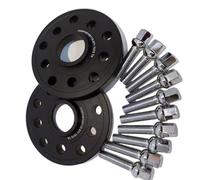 Entretoises de Roues compatibles avec Seat Ibiza et Leon, 2 pièces, entretoises de Roue élargies en Aluminium, Adaptateur, Cales de moyeu, Plaque 25 mm (15 mm)