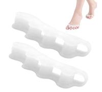 Entretoises d'orteils correctes - 1 paire réutilisables - Correcteur d'orteil gauche et droit 5 trous | Pour personnes âgées, femmes, hommes, adultes, adolescents, adolescents, déplacements, maison