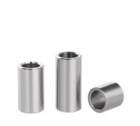 Entretoises en acier inoxydable, M15 M16 M17 M18 M20, douille en acier inoxydable 304 non filetée, rondelle, joint, entretoise creuse ronde, diamètre extérieur 17-30 mm(15x17x10mm (5pcs))