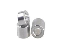 Entretoises en aluminium sans filetage, 3 à 20 pièces, M2, M2.5, M3, M4, M5, M6, M8, M10, M12, rondelles plates en aluminium, joint de bague, entretoises de 2 à 50 mm(M3 OD 6mm 10pcs,20mm (L))