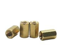 Entretoises en laiton, 5 à 20 pièces, M2, M2.5, M3, M4, M5, M6, goujon hexagonal femelle vers femelle, piliers creux(40mm,M2.5 X(20PCS))