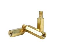 Entretoises en laiton M2, M3, M4, M5, kit de vis for carte mère, entretoises hexagonales for PCB, goujons filetés mâles-femelles Vis à bouton(M5 (Thread 7mm))