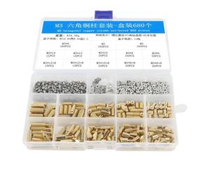 Entretoises et entretoises pour PCB - Entretoises pour PCB, 680 entretoises à vis hexagonales M3, entretoises et vis étanches pour carte mère, entretoises à vis pour PCB