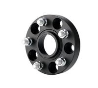 Entretoises forgées à l'oreille 15mm/20mm/25mm/30mm Accessoires De Voiture Adaptateur D'entretoise De Roue PCD 5x108 CB 63.4 Pour Range Rover Pour Evoque LR2(Black 15mm)