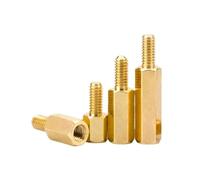 Entretoises Hexagonales En Cuivre M2 M.5 M3 M4 M5, for Circuits Imprimés Et Cartes Mères D'ordinateur, Piliers De Support Filetés, Boulons À Vis, 50 Pièces(A,13MM_M5 5PCS)