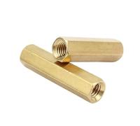 Entretoises hexagonales en laiton, 10/50/100 pièces, M2/M3, femelle vers femelle, entretoises à goujon hexagonal, piliers creux(50pcs,M2x5)