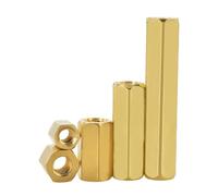 Entretoises hexagonales en laiton for carte mère, filetage métrique, entretoises for goujons de rack, boulons d'espacement(9mm (30Pcs),M4)