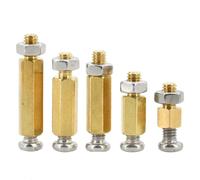 Entretoises hexagonales en laiton M2 M3 M4 M5 M6, jeu d'écrous à vis d'espacement Phillips, Support PCB, piliers, colonne, Support de goujon, entretoises de carte mère