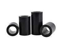 Entretoises hexagonales en nylon mâle-femelle, Entretoise PCB non filetée en nylon M2 M3 M4 M5, noir et blanc, paquet assorti(Black,20MM(100PCS)-M4(OD6MM))