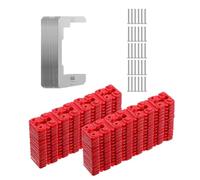 Entretoises Interrupteur Et Prise - ABS Métal 96 Pièces | Entretoises Vis Prises Électriques | Entretoise Prise | Entretoise Socle | Cales Joints Carrelage Pour Rénovation Maison Et Usage Quotidien