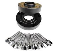 Entretoises Jantes Kit D'entretoises De Bride Roue, 2 Pièces, 30mm CB 65.1mm, 12x1.25 PCD 5x108, Compatible Avec Fiat Pour Scudo 2007-2020 2021 2022 2023 2024 2025(Black)