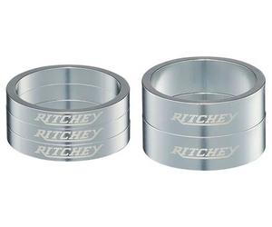 Entretoises ritchey 29mm 2x10mm 3x5mm argent