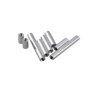 Entretoises rondes en aluminium M2, M2.5, M3, M4 et M5 (rouge, noir, argent) for multirotors RC (lot de 5 à 10).(SLIVER,10MM_M3 10PCS)