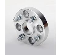 Entretoises Roue Adaptateur D'entretoise De Roue PCD 4x100, Alésage Central 56.6mm 15/20/25/30/35mm, M12XP1.5, Adapté Pour FIAT Pour OPEL, 2 Pièces élargisseurs voie(2PCS 25mm Silver)