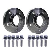 Entretoises Roue Adaptateur D'entretoise De Roue PCD 5x100 CB 57.1mm 7075-T6, 2 Pièces, Pour Dodge Pour NENO Jantes Voiture(2pcs Adapter 20mm-BK)