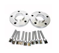 Entretoises roue automobiles Pour BMW E26 E28 E34 E36 E38 E60 Pour X3 Pour X5 2 Pièces Pour X6 Conique Entretoises Roue Voiture Élargisseurs voie auto(20mm silver)
