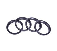 Entretoises Roue Noir 1 jeu de 4 bagues centrage moyeu roue voiture collier central d'alésage 666-571 mm ID 571