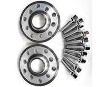 Entretoises Roue PCD 5x100 5X112 CB57.1 25mm D'épaisseur 10 Pièces, 14x1.5, Boulons Élargis Forme Boule Accessoires(Argent)