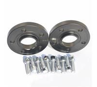 Entretoises Roue Pour A1 Pour RS6 Pour A4 Pour A6 15 Mm 2 Pièces 5 X 100 57,1 Moyeu Centré Avec Boulons Roue En Forme Boule 14 X 1,5 Entretoises Roue(Black)