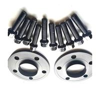 Entretoises Roue Pour Benz Pour GLE Pour GLS Pour TUV Certifié 5X112 66.6 Kit D'entretoises De Moyeu Avec Boulons Allongés 15x1.25 Boule Élargisseurs Voie(20mm Silver)