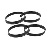 Entretoises Roue Pour BMW, Entretoise Centrale D'alésage Roue, Anneau Central Moyeu Roue Automobile Noir, 4 Pièces, 74.1X72.6 Mm Élargisseurs de Voie