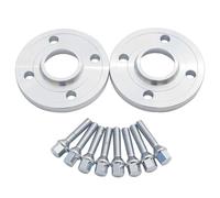 Entretoises Roue Pour Civic Pour Fit 2 Pièces/lot 15 Mm/20 Mm Alésage Central Du Moyeu 56,1 4 X 100 Entretoises Roue Avec 8 Boulons Coniques M12 X 1,5(15MM silver or black)